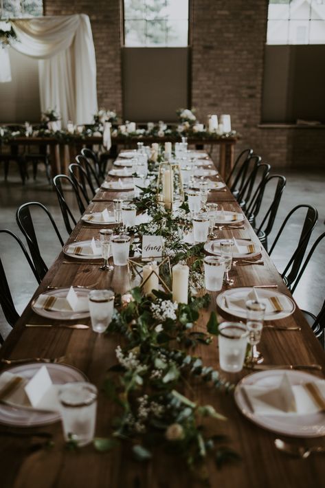 Brix On The Fox Wedding, Reception Table Ideas, Industrial Wedding Reception, 2025 Bride, Wedding Ideas Destination, Industrial Chic Wedding, Fox Wedding, Wedding Chicago, Shot Ideas