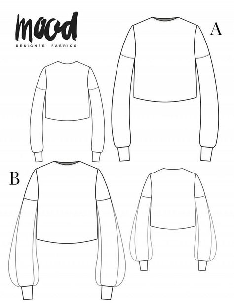 Sweatshirt Pattern Free, Mood Sewing Patterns, Sweatshirt Jackets Diy, Mood Patterns, Sewing Men, Mood Sewciety, Sewing Patterns Free Women, Sweatshirt Pattern, Beginner Sewing Patterns