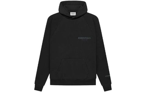 FOG-FW21-156 Black Essentials, The Fear Of God, Essentials Hoodie, Hijabi Fashion Casual, Fear Of God Essentials, Fear Of God, New Years Sales, The Fear, Jogger Shorts