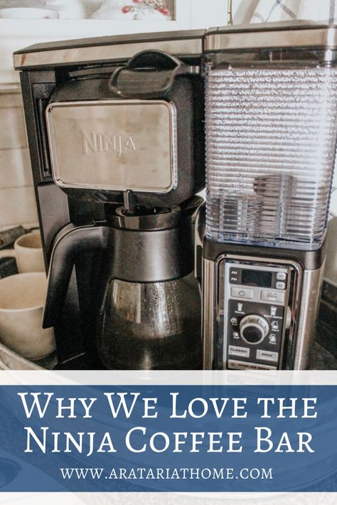 Why we love our ninja coffee bar! #ninjacoffeebar #coffee #coffeebar #coffeetime Ninja Coffee Maker Recipes, Coffee Bar Recipes, Coffee Maker Recipes, Ninja Coffee Bar Recipes, Ninja Coffee Maker, Ninja Coffee Bar, Ninja Coffee, Best Coffee Maker, Home Coffee Bar