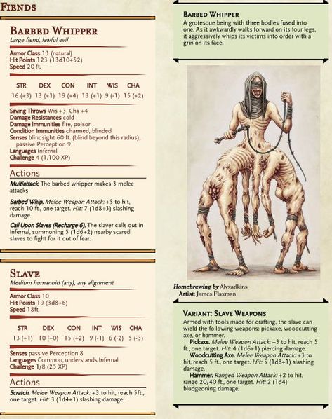 Dnd 5e Homebrew Halloween, Monster Stat Blocks 5e, Dnd Custom Items, Dnd Horror Monster, Dnd Monster Stat Block, Avernus Dnd, Dnd Stat Blocks, Dnd Monsters Low Level, Dnd Homebrew Monsters