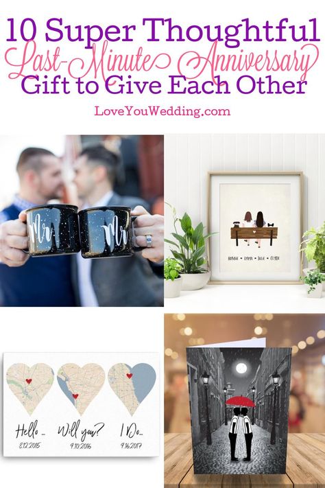 If you're searching for last-minute wedding anniversary ideas - we've got you covered! Check out 10 great gifts for gay and lesbian couples! Anniversary Ideas For Her, Lesbian Engagement Pictures, Wedding Anniversary Gifts For Him, Lesbian Wedding Outfits, Lesbian Wedding Rings, Wedding Anniversary Ideas, Milestone Wine, Anniversary Ideas For Him, Lgbtq Couples