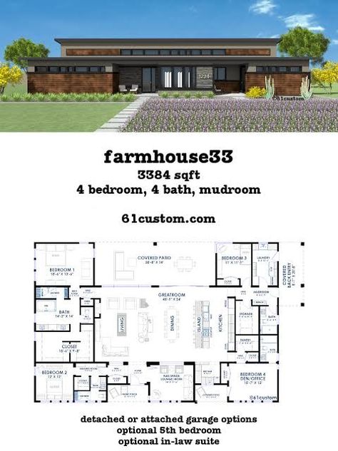 Farmhouse Floor Plans, Courtyard House Plans, Loft Stil, Kitchen Floor Plans, Interior Vintage, Cabin Interiors, Farmhouse House, Farmhouse Plan, Courtyard House