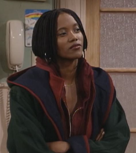 Maxine From Living Single, Living Single Maxine, 90s Black Sitcoms, Max Living Single, Living Single Aesthetic, Maxine Shaw Outfits, Maxine Shaw Living Single Outfits, Maxine Shaw Living Single, Living Single Show