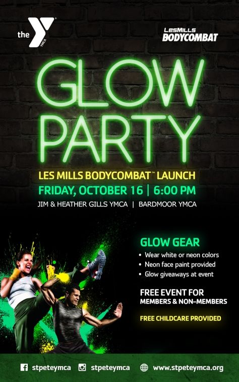 YMCA Glow Party - YMCA of Greater St. Petersburg Ymca Aesthetic, Ymca Marketing, Neon Face Paint, Circle Ideas, Annual Campaign, Life Aquatic, Family Engagement, Personal History, Community Center