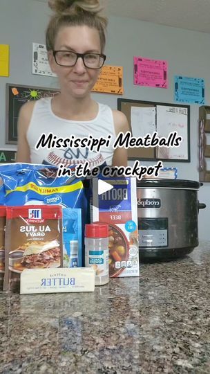 12 reactions | MISSISSIPPI MEATBALLS 
for dinner!
.
#dinner #dinnerideas #easydinner #easymeal  #crockpot #crockpotrecipes #crockpotmeals #cookingathome #cooking #mealtime | Robin Hatfield | Robin Hatfield · Original audio Mississippi Meatballs Crockpot, Mississippi Meatballs, Meatballs For Dinner, Meatballs Crockpot, Moms Cooking, Crock Pot Meatballs, Dinner Meals, Camping Meals, Meal Time