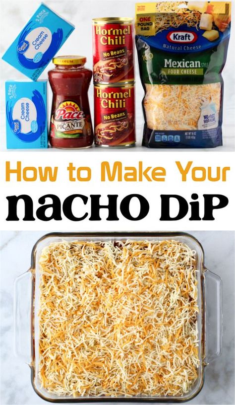 Easy Nacho Dip, Nacho Dip Recipe, Nachos Dip Recipe, Nacho Dip, Easy Nachos, Easy Finger Food, Delicious Dips Recipes, Appetizers Easy Finger Food, Easy Appetizers