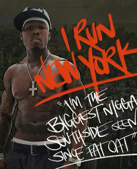 50cent Poster, 50 Cent Poster, 50 Cent Albums, Nyc Pictures, Hip Hop Images, Best Vinyl Records, Room Pics, Y2k Posters, Hip Hop Poster