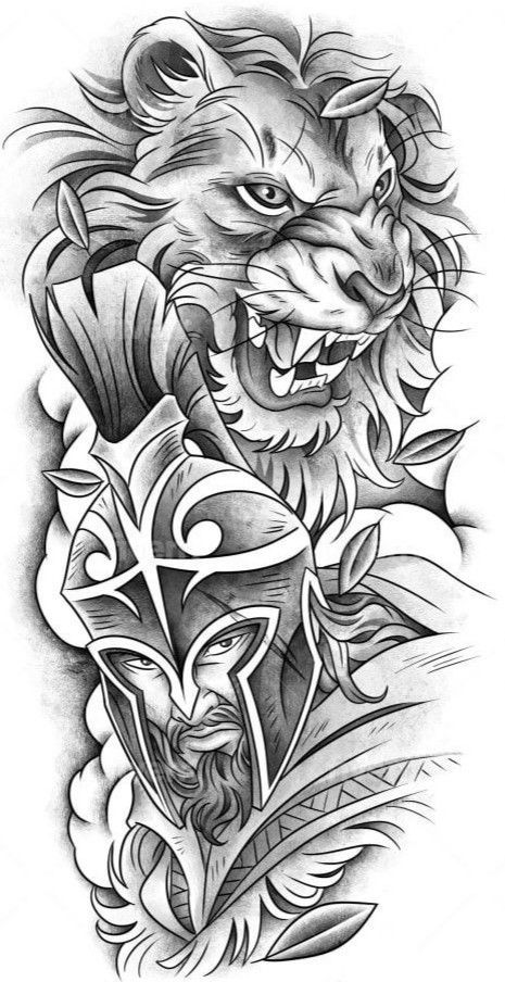 Leg Sleeve Tattoo Male Design, Arm Tattoos Black, Memorial Tattoo Ideas, Trishul Tattoo Designs, All Seeing Eye Tattoo, Half Sleeve Tattoos Drawings, Lion Head Tattoos, Egypt Tattoo, Quality Tattoo