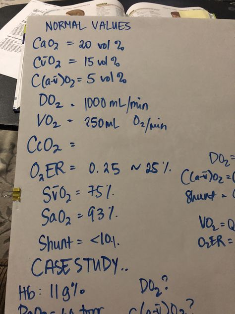 Normal Values, Respiratory Care, Respiratory Therapy, Respiratory