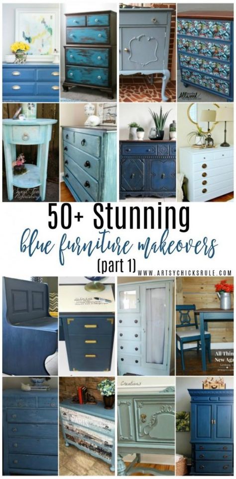 Turquoise Furniture, Blue Painted Furniture, Kitchen Favorites, Grey Bedroom Furniture, Painted Bedroom Furniture, Blue Furniture, Distressed Furniture, Painting Furniture Diy, Furniture Makeovers