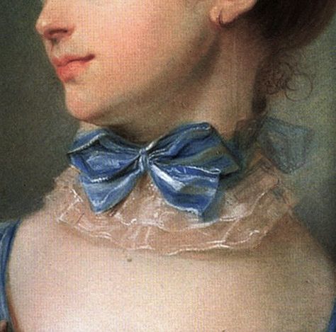 Mademoiselle Huquier by Jean-Baptiste Perronneau Cordelia Core, Versailles Aesthetic, Duchess Swan, Painting History, Blue Coquette, Classical Paintings, Highlight Ig, Swan Painting, Blue Core