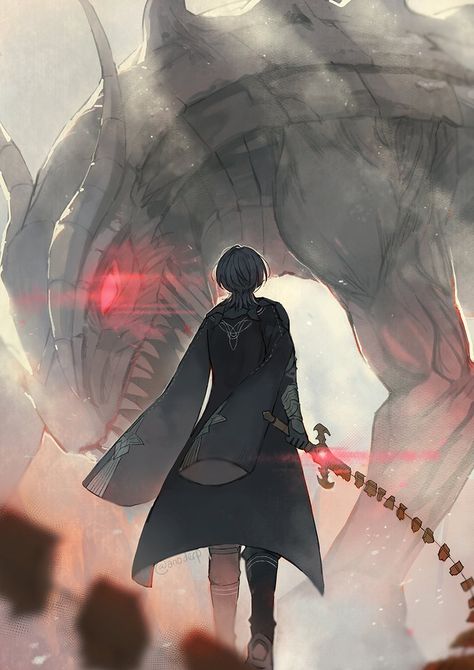 Byleth Male Fanart, Male Byleth X Edelgard, Fire Emblem Three Houses Edelgard, Ike Fire Emblem, Fire Emblem Byleth, Byleth Fire Emblem, Male Byleth, Fire Emblem Fanart, Ancient Gods