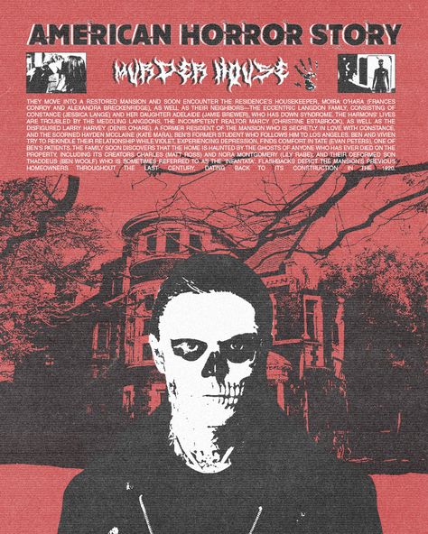 American Horror Story Art, American Horror Story Coven Poster, American Horror Stories, Aesthetic Pictures To Print, Poster Horror, American Horror Story Poster, Horror Poster, Lana Poster, College Poster