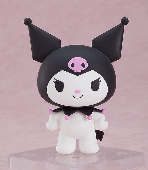 Sanrio - Kuromi Nendoroid Kuromi Note, Shouting Face, Onegai My Melody, Face Plates, Charmmy Kitty, My Melody Kuromi, Tanah Liat, Heart Face, Good Smile