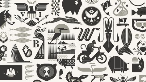 About — Jay Fletcher Symbol Ideas, Camping Logo, Beast Logo, Geometric Illustration, Illustration Animals, Portfolio Logo, Logo Identity, Jim Beam, Geometric Animals