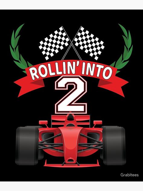 Boys 2nd Birthday, Party Design Poster, Transportation Birthday Party, Event Signs, 2nd Birthday Party For Boys, Race Car Themes, Transportation Birthday, Car Themed Parties, Car Birthday Theme