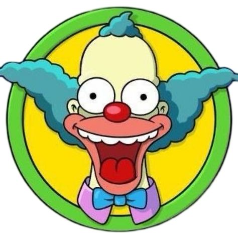 Crusty The Clown Simpsons, Krusty The Clown Tattoo, Krusty The Clown Drawing, Krusty The Clown Art, Popular Cartoon Characters, Saturday Cartoon, Krusty The Clown, Simpsons Drawings, Skateboard Art Design