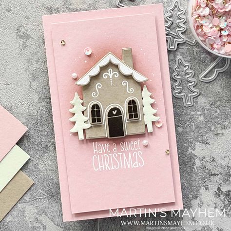 Stampin Up 2023 Holiday Mini Catalog, Stampin Up Gingerbread House, Su Gingerbread And Peppermint, Stampin Up Sweetest Christmas, Stampin Up Sweet Gingerbread Cards, Card Gingerbread House, Stampin Up Gingerbread, Stampin Up Sweet Gingerbread, Secret Santa Greeting Cards