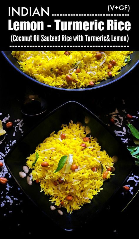 Indian Lemon Turmeric Rice Recipe: #lemonrice #coconutrice #indianrecipes #turmericrice #indianside #weeknightdinner #friedrice #coconutoilrecipes #weeknightmeals Fantasy Restaurant, Turmeric Rice Recipe, Season Rice, Homemade Edibles, Bbq Inspiration, Turmeric Rice, Glutenfree Recipe, Indian Rice Recipes, Sides Recipes