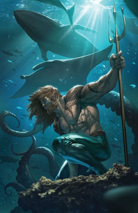 Aquaman Wallpaper, Aquaman Artwork, New Aquaman, Aquaman Dc Comics, Aquaman Comic, Jason Momoa Aquaman, Black Manta, Univers Dc, Arte Dc Comics