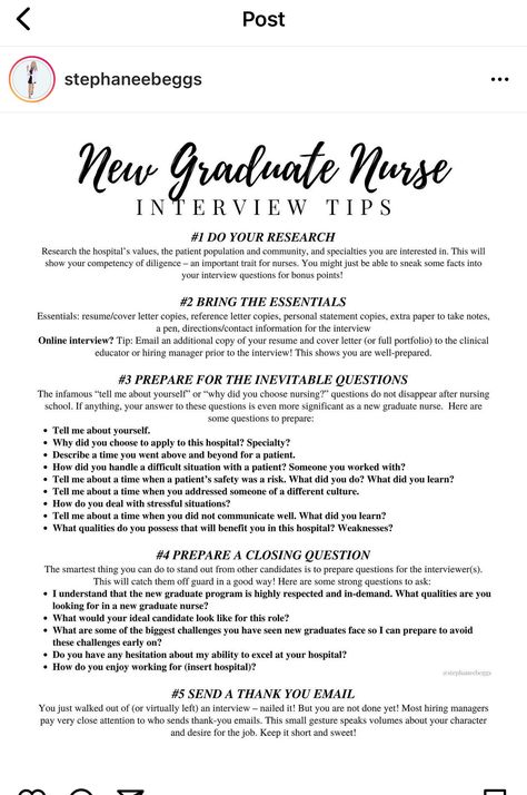 Last Semester Of Nursing School, Crna Nurse Anesthetist Study, Instagram Bio Ideas For Nurses, Different Types Of Nursing Jobs, New Grad Nurse Aesthetic, Nursing School Checklist, New Grad Nurse Interview Questions, Nursing School Acceptance Pictures, Lpn Graduation Gift Ideas