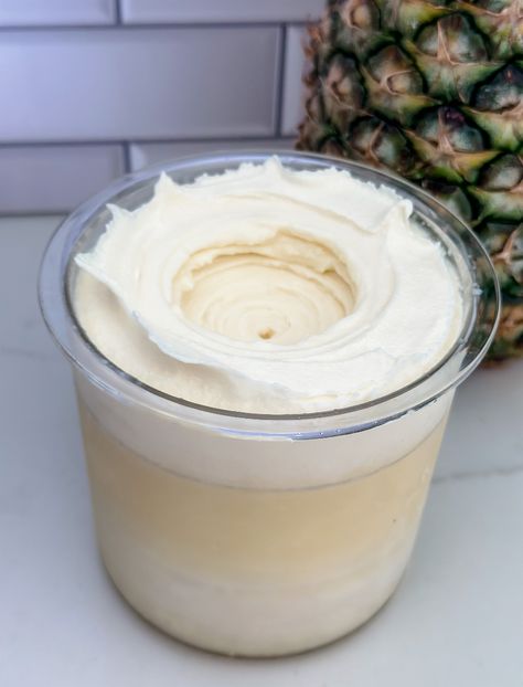 Ninja Creami Recipes Dole Whip, Dole Whip Ninja Cream I, Easy Ninja Creami Dole Whip, Creami Healthy Recipe, Dairy Free High Protein Ninja Creami Recipe, Ninja Creami Vanilla Ice Cream Healthy, Protein Dole Whip Ninja Creami, Ninja Creami Protein Ice Cream Recipe Vanilla, Protein Ice Cream Ninja Cremi