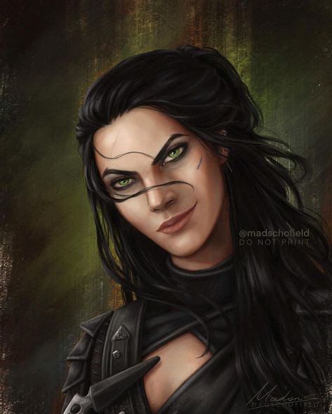 Mads Schofield | 👹 Faline Blackbeak 🌓 "The Thirteen punched through the Ironteeth, spreading wide, pushing them to the side. Clearing a path right to the… | Instagram Mads Schofield, Black Hair And Green Eyes, Kingdom Of Ash, Throne Of Glass Fanart, Aelin Ashryver Galathynius, Celaena Sardothien, Throne Of Glass Books, Crown Of Midnight, The Thirteen