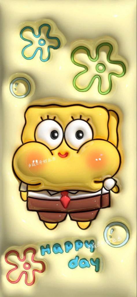 3d Spongebob Wallpaper, 3d Wallpaper Spongebob, Spongebob Wallpaper Iphone, Puffy Wallpaper, 3d Wallpaper Cartoon, 3d Wallpaper Cute, Iphone Wallpaper Texture, Pink Wallpaper Hello Kitty, Jelly Wallpaper