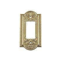 Gold Light Switch Cover, Brass Switch Plates, Victorian Hotel, Hall Ways, Electrical Box Cover, Kitchen Updates, Toggle Light Switch, Hotel Project, Greek Revival