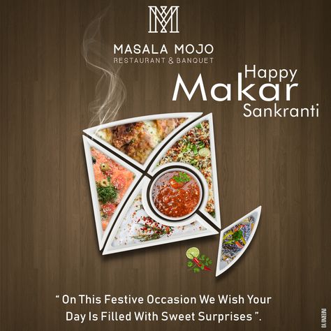 Sankranthi Creative Poster, Makar Sankranti Creative, Newyear Poster Ideas, Makar Sankranti Creative Ads Food, Sankranthi Creative Ads, Uttrayan Creative Post, Pongal Creative Ads, New Year Creative Ads Design, Uttrayan Post