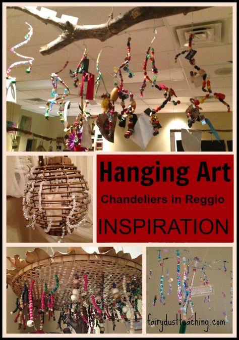 Reggio Inspired Reggio Art Chandelier in the Rosa Parks Classroom from Fairy Dust Teaching Fairy Dust Teaching, Reggio Emilia Classroom, Reggio Emilia Approach, Reggio Inspired Classrooms, Reggio Emilia Inspired, Reggio Classroom, Reggio Inspired, Rosa Parks, Kindergarten Art