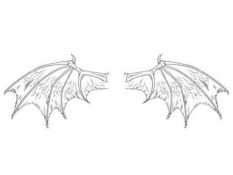 Bat Wing Chest Tattoo, Rhys Wings, Acotar Bat Wings Tattoo, Dragon Wing Tattoo, Bat Wings Drawing, Bat Wing Tattoo, Dragon Wings Tattoo, Bat Wings Tattoo, Traditional Panther Tattoo