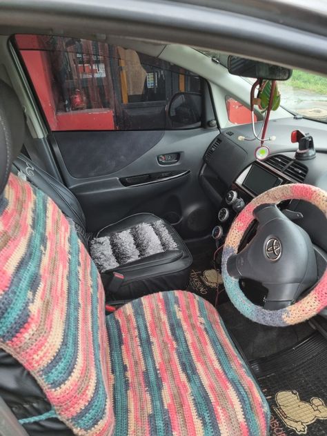 Crochet Seat Cover Pattern Free, Crochet Seat Covers For Car, Crochet Carseat Cover, Crochet Car Decor Free Pattern, Crochet Car Seat Cover Pattern Free, Crochet Seat Cover, Knitted Car Seat Cover, Crochet Car Shifter Cover, Granny Square Car Seat Cover