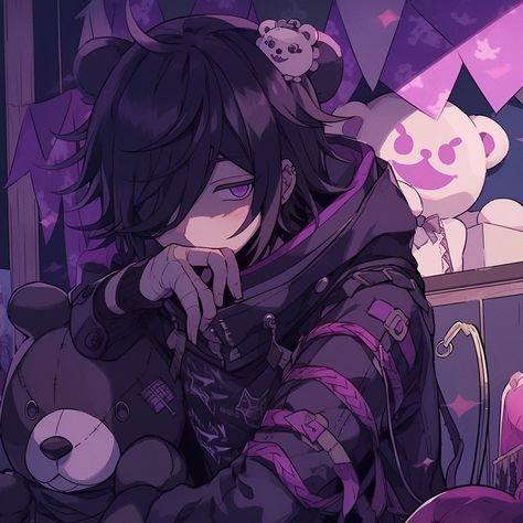 In the intriguing realm of "Danganronpa," envision Kokichi Oma, the cunning and mischievous character, taking on the role of a Monokuma puppeteer. Picture him orchestrating the chaotic events with a devious smile, manipulating the whimsical yet ominous Monokuma puppets to sow confusion and suspense among the cast of characters trapped in the gripping tale of despair and survival. Danganronpa Among Us, Phantom Thief Kokichi, Kokichi Ouma Fanart Cute, Chibi Kokichi, Monokuma Fanart, Monokuma Human, Monokuma Pfp, Kokichi Ouma Pfp, Human Monokuma