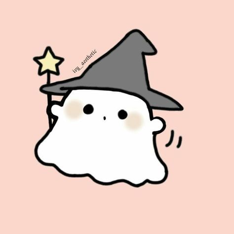 Fanstasmita 🌸 Ghost Chibi Art, Aesthetic Small Drawing Ideas, Cute Drawings Ghost, Cute Ghost Icon Aesthetic, Cute Bear Drawings Cartoon, Kawaii Ghost Drawing, Cute Ghosts Drawings, Ghost Aesthetic Drawing, Cute Drawing Ideas Easy Kawaii