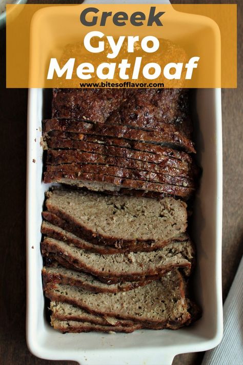 Gyro Meat Seasoning, Gyro Meatloaf, Lamb Meatloaf, Meaty Appetizers, Gyro Meat Recipe, Ground Lamb Recipes, Greek Gyros, Good Meatloaf Recipe, Doner Kebab