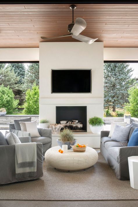 Modern Outdoor Fireplace, Fireplace Stove, California Room, Living Pool, Outdoor Living Space Design, Clean Fireplace, Outdoor Fireplace Designs, Outdoor Fireplace Patio, Patio Fireplace