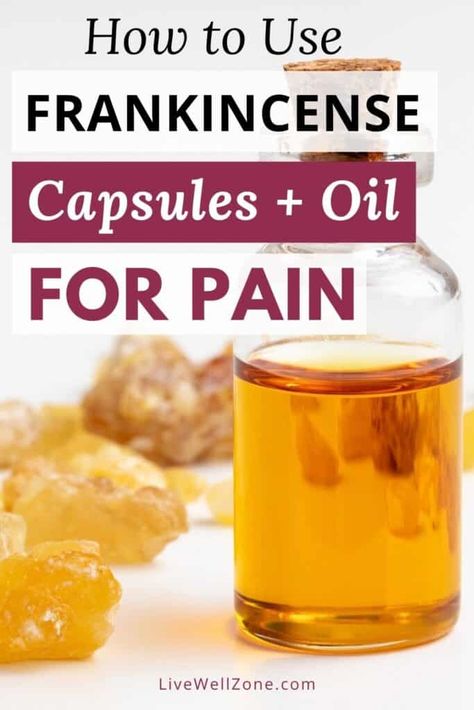 When it comes to essential oils for pain and inflammation, frankincense or boswellia, is one of the most researched. This article explains which variety of frankincense is best for pain relief, the benefits of frankincense for inflammation and how to use frankincense extract essential oil as a natural remedy for pain. Hip Pain Relief Remedies, Essential Oils For Shingles, Benefits Of Frankincense, Frankincense Essential Oil Benefits, Essential Oils For Inflammation, Frankincense Essential Oil Uses, Pain Relief Essential Oils, Frankincense Oil Uses, Frankincense Benefits