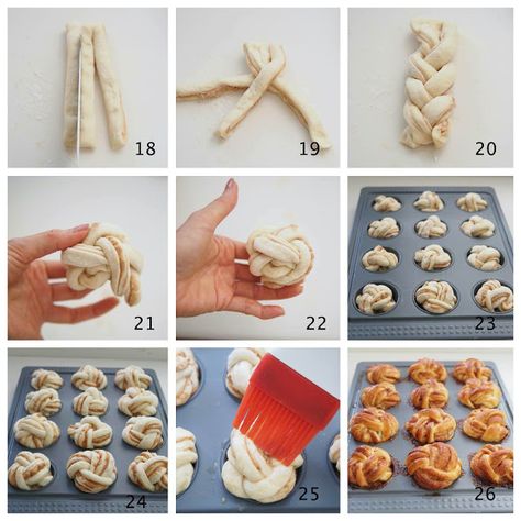 Twisted Cinnamon Buns (Yudane Method) - BAKE WITH PAWS Twisted Cinnamon Buns, Twisted Cinnamon Rolls, Yudane Method, Cardamom Rolls, Cinnamon Bun Recipe, Baking Buns, Cinnamon Twists, Soft Bread, Twist Bun