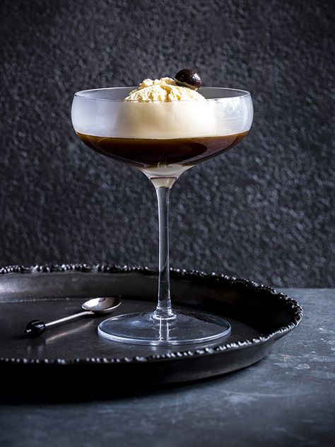 Irish coffee affogato