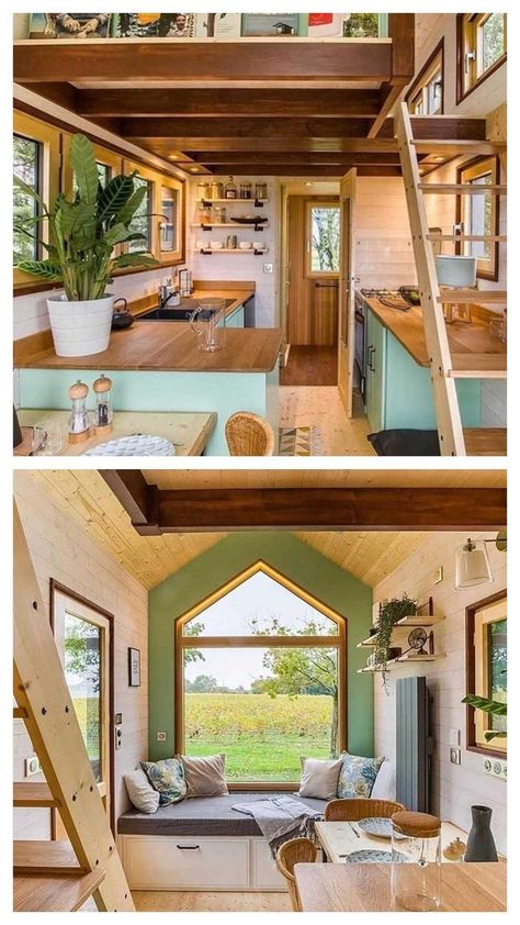 Best Tiny House Designs, Scandish Home, Build A Tiny House, Tiny House Camper, Tiny House Interior Design, Shed To Tiny House, Carpet Ideas, Tiny House Loft, House Loft