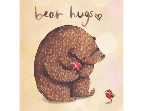 bear hugs <3 Birthday Illustrations, Birthday Illustration, Bear Hugs, Bear Illustration, Advocate Art, Bear Birthday, Bear Hug, Whimsical Illustration, Winter Art