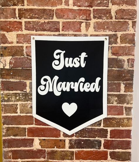 Custom Medium Felt Banner 50 x 65cm Simple design with heart ❤️ Cut and stitched together by The Huffing Dog Available to customise in the Etsy Store 🥰 #thehuffingdog #wedding #weddingsign #weddingbanner #banner #banners #bannerdesign #felt #heart #love #married #justmarried #celebrate #monday #weekend #suffolk #kent #sew #stitch #textiles #make #creative #bride #groom Felt Sign, Wedding Banners, Signage Wedding, Banner Size, Felt Banner, Shapes Images, Wedding Banner, Felt Heart, Banner Sizes