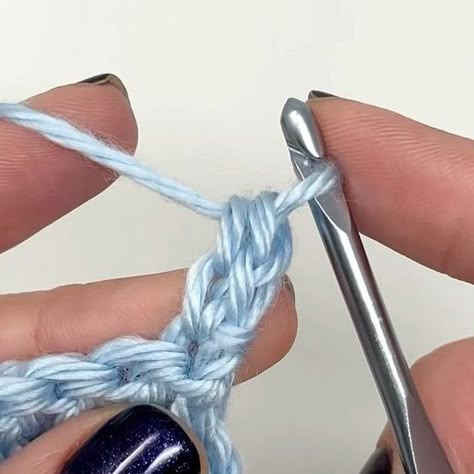 Yarnspirations on Instagram: "A great way to achieve smooth and even side edges when working with double crochet stitches is to replace the turning chain with a stacked single crochet stitch. Have you tried this technique before? . . . #CrochetTip #CrochetTutorial #Crochetstagram #CaronYarn #CrochetReels #CrochetersOfIG #CraftTutorial #Crafting #YarnLove #CreateMakeShare #Yarnspo" Crochet Hacks, Different Crochet Stitches, Caron Yarn, Side Edges, Crochet Hack, Crochet Stitches Free, The Turning, Crochet Tips, Tutorial Crochet