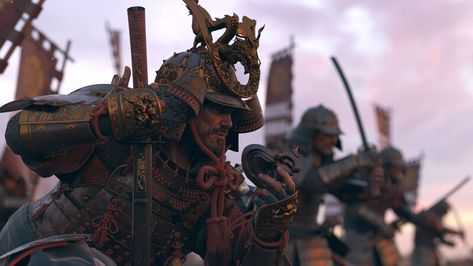 ArtStation - Samurai, Minhyuk Kim Samurai Battle, Funny References, Japanese Art Samurai, Outdoor Survival Gear, Ancient Japan, Japanese Warrior, Samurai Tattoo, Ghost Of Tsushima, Japanese Samurai