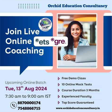 Gre Prep, Online Mock Test, Mock Test, Class 10, Online Coaching, 3 Months, Coaching, Education, Pins