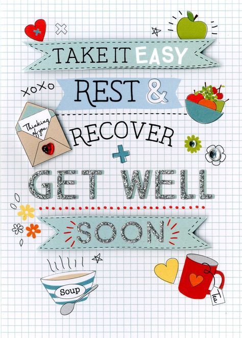 Get Well Soon Greeting Card | Cards