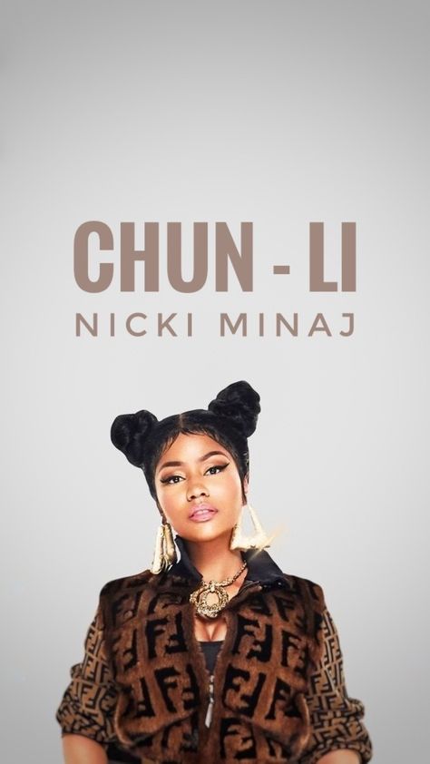 Nicki Minaj : Chun - Li Lockscreen wallpaper. By - Ysm Johan. Nicki Minaj Wallpaper Lockscreen, Chun Li Nicki Minaj, Nicki Minaj Wallpaper, Nikki Minaj, Nicki Minaj Pictures, Pink Friday, Chun Li, Lockscreen Wallpaper, Female Rappers