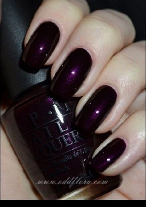 Nails Purple Tips, Dark Purple Nail Polish, Nail Polish Purple, Purple Manicure, Dark Purple Nails, Wedding Acrylic Nails, Nails Nail Polish, Purple Tips, Nails Purple